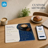Autocollant de table NFC personnalisé pour restaurant, menu numérique, code QR, étiquette intelligente imperméable