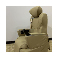 Asientos VIP de Lujo Modificados para Toyota Hiace, Material Nappa, Ángulo Ajustable, Diseño de Sofá Cama de Lujo, Estilo Avión, Alta Calidad y Popularidad
