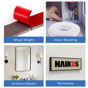 Đôi coled gắn màu đen và trắng tùy chỉnh Acrylic gleu PE Foam kính băng cho thủy tinh - Product Image 4