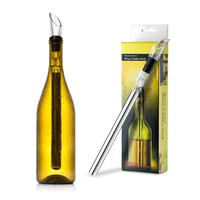 Bâton refroidisseur à vin réutilisable en acier inoxydable 304 écologique pour accessoires de bar – Ne laisse pas tomber les boissons