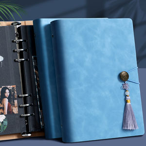 Carnet à feuilles mobiles <span class=keywords><strong>avec</strong></span> couverture élégante, toucher agréable, grande praticité, adapté pour carnet de <span class=keywords><strong>photos</strong></span> manuel, classeur, carnet de notes - Product Image 6