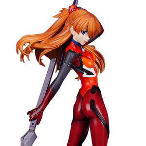 ฟิกเกอร์อนิเมะ Evangelion แบบขายส่งสั่งทำพิเศษ อาสึกะ พีวีซี ขนาด 40 ซม. ชุดทหารรบเข้มข้น ยืนถือมีด แลงลีย์ โซริว - Product Image 1