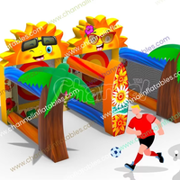 Jeux de plein air support gonflable boule de cornichon gonflable jeu de sport jeu de tir gonflable