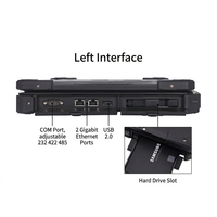 AICSHTER Nuovo Laptop Robusto 15.6 Pollici IP65 Impermeabile Antipolvere Notebook Industriale Intel I7-11390H RTX-3050-8G GPS/EU Opzionale