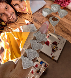 Nouvelles bagues punk en laiton plaqué argent avec zircone cubique entièrement pavée, coupe princesse en forme <span class=keywords><strong>de</strong></span> cœur délicat, cadeau <span class=keywords><strong>de</strong></span> mariage, <span class=keywords><strong>fête</strong></span> <span class=keywords><strong>de</strong></span> fiançailles <span class=keywords><strong>2023</strong></span> - Product Image 4