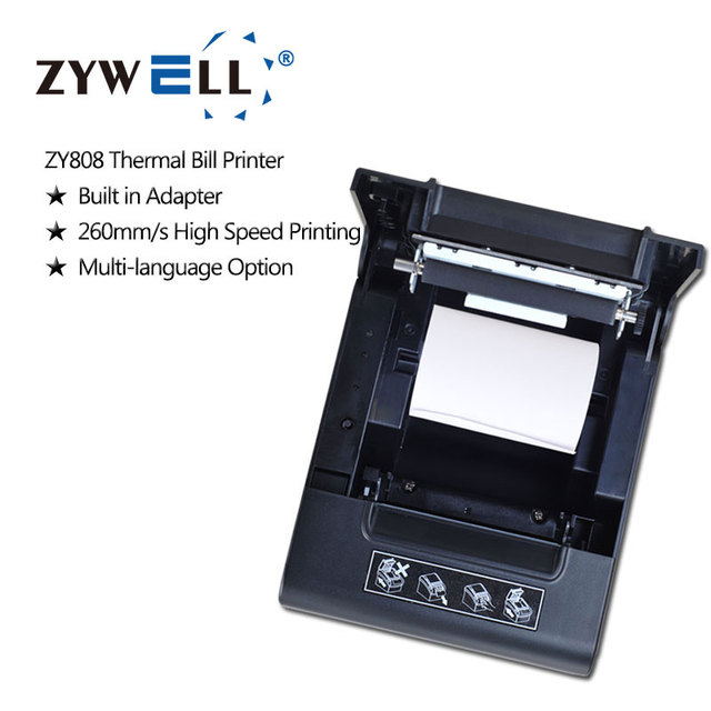 NORGEE New Eco-Friendly 80mm High Speed Restaurant POS Bill Ticket Printing Machine Wireless Thermal Receipt Printer