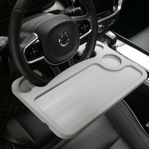 Car Steering <b>Wheel</b> Tray Holder 425x285x25mm Waterproof Multi Functional Desk <b>Table</b> For Car Cup Phone Storage - Product Image 2
