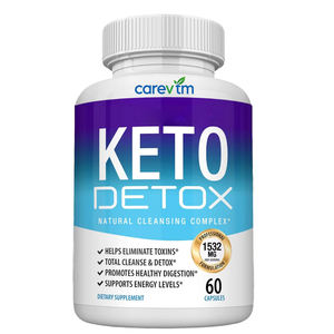 Pílulas Detox Keto Extrato Avançado de Limpeza Natural Fórmula de Limpeza do Cólon Açaí Flush Toxins Excesso de Resíduos para Homens e Mulheres Cápsulas - Product Image 1