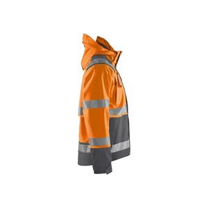 BLAKLADER - 498719875396M <b>Hi</b>-<b>Vis</b> Shell jacket <b>Orange</b>/Mid grey - EAN 7330509745175 <b>HI</b>-<b>VIS</b> WORKWEAR - Product Image 4