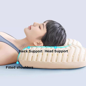 Il cuscino per il collo <span class=keywords><strong>in</strong></span> <span class=keywords><strong>lattice</strong></span> naturale aiuta ad alleviare la pressione utilizzata per alleviare il dolore al collo con una federa morbida - Product Image 5