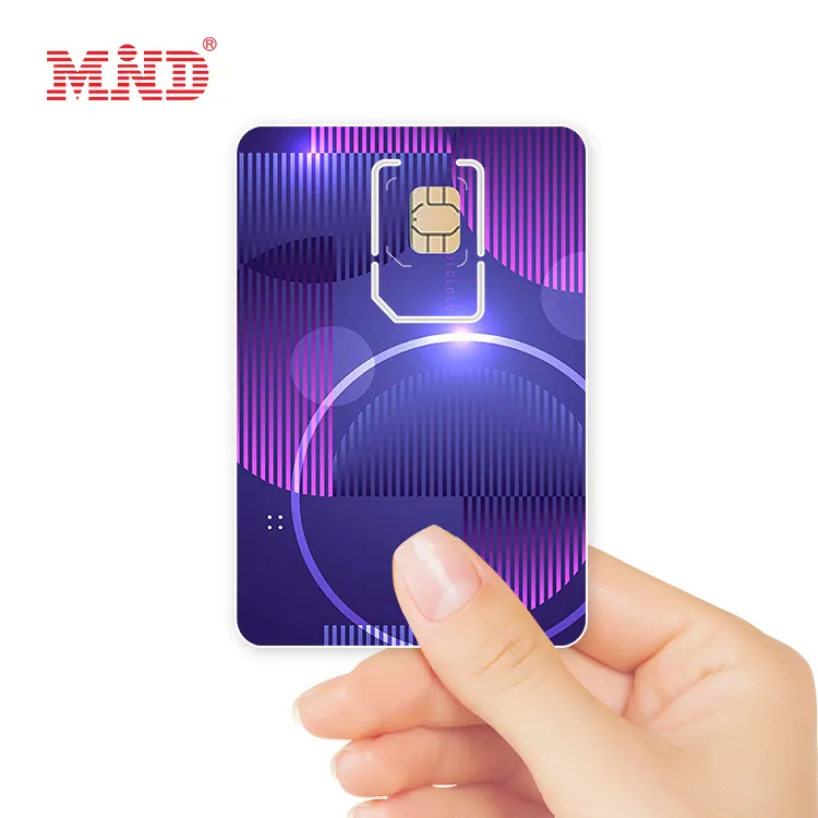 프로그래밍 가능한 SIM 카드 자바 카드 128K 미니/마이크로/나노 절단