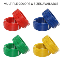Cable de Cobre Sólido con Aislamiento de PVC de 14 AWG, 12 AWG, 10 AWG, 22 AWG, 450V/750V, IP40 para Construcción de Viviendas