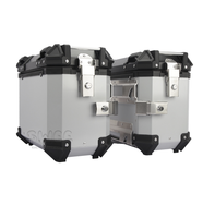 Top case universel pour moto 28L, en alliage d'aluminium, étanche, résistant aux chocs, à dégagement rapide, coffre arrière pour voyage