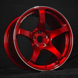 ล้อฟอร์จ SHIN สีแดงเข้มแบบเว้าลึก สำหรับรถยนต์นิสสัน 350Z 370Z โตโยต้า GR Supra ฮอนด้า ซีวิค ไทป์อาร์ S2000 ซูบารุ BRZ - Product Image 3