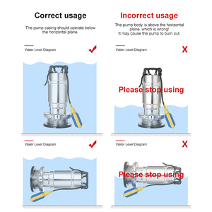 Pompe à eau submersible étanche pour l'irrigation agricole, profondeur 5m, joint d'étanchéité, entretien facile, <span class=keywords><strong>moteur</strong></span> silencieux, stator et rotor antirouille - Product Image 5