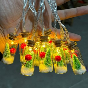 Luces LED de Navidad, Guirnalda Decorativa de Interior con Diseño de Santa Claus, Luces de Hadas Coloridas para Dormitorio - Product Image 6
