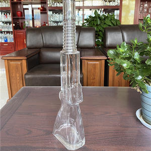 <span class=keywords><strong>Bouteille</strong></span> de whisky en verre de 800ml avec un coup Ak 47 en forme de pistolet <span class=keywords><strong>bouteille</strong></span> de whisky en verre personnalisée vente en vrac avec couvercle en verre - Product Image 6