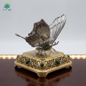 Figurine d'art en métal imprimée en 3D sur mesure SLS pour collection, en aluminium et titane, légère et robuste - Product Image 2