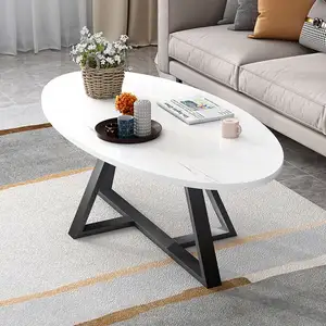 Venta al por mayor de diseño moderno de mármol mesa de centro de madera inteligente muebles de sala de estar moderna