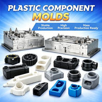 Pièces en plastique moulées par injection OEM ABS/PP/PC/POM, moules à tolérance de précision de 0,01 mm, systèmes à canaux froids/chauds pour l'automobile