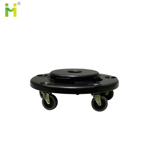 Bote de basura redondo, PP, color negro - Product Image 3