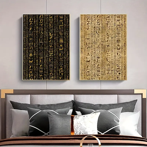 Pósteres de jeroglíficos egipcios, pintura en lienzo estética para habitación, pósteres e impresiones, imágenes artísticas de pared para decoración del hogar y sala de estar - Product Image 5