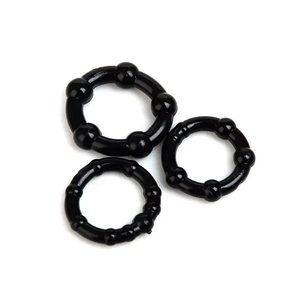 सिलिकॉन लिंग रिंग्स पुरुषों के लिए सेक्स खिलौने सेट सेक्स खिलौने - Product Image 3