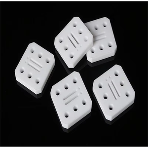Piezas Mecanizadas de Plástico Aislante Resistentes al Desgaste de Precisión, Piezas Industriales No Estándar de <span class=keywords><strong>PTFE</strong></span> con Formas Especiales - Product Image 3