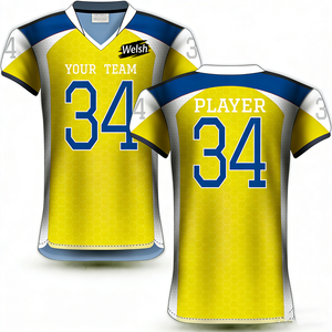 High Quality Customizable Classic American Football &amp; Rugby Jersey Unisex Sublimation Street <strong>Soccer</strong> Shirts Boxy <strong>Tee</strong> - Product Image 3