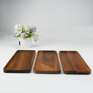 Juego Youlike de 3 platos de madera para servir para decoración del hogar bandeja para servir aperitivos para decoración del hogar - Product Image 2