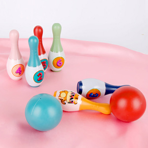 Figurine de boule de bowling en plastique PVC personnalisée jouets adorables figurines de dessin animé uniques modèle de poupée pour enfants - Product Image 4