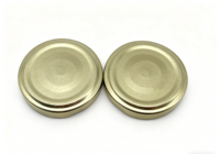Bouchons à vis en fer blanc personnalisés, anti-fuite, écologiques, de qualité alimentaire, 30mm, 38mm, 43mm, 70mm, pour bouteilles de vin et bocaux, avec sécurité enfant