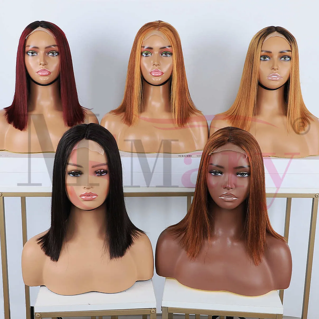 Ms Mary Bone Straight Vietnam Human Hair Wig Short Bob Lace Front Wigs For Black Women 4X4 Lace Closure Remy Hair Wigs Vendor