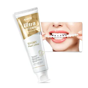 Oem Custom Logo Top Selling 100% Natural Whitening Organic Tooth Paste Mint Flavor Peal White Toothpaste