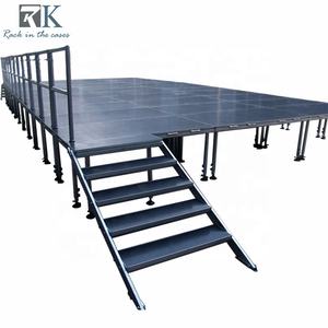 Escenario Portátil de Aleación de Aluminio Fácil de Instalar y Duradero para Bodas, Conciertos al Aire Libre - Product Image 1