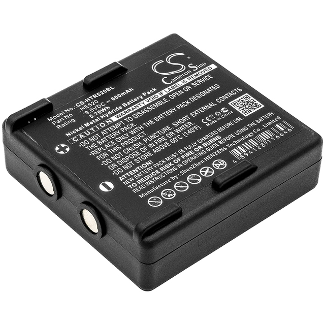 CAMERON SINO Compatible Battery Htr520bl NiMh 9.6V 600M Ah for Hetronic Abitron Italy Made in Italy