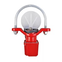 Indicateur de débit DN50-DN200 en fonte ductile, type palette, pour système d'extinction d'incendie NFPA13, pour interrupteur de débit d'eau FM CE, PN16 à bride/rainure