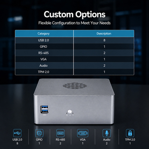Mini-ordinateur de bureau Q70600G6 avec processeur <span class=keywords><strong>Intel</strong></span> Core i3, i5, i7 de 6e, 7e, 8e, 9e génération et 6 ports LAN Gigabit <span class=keywords><strong>Intel</strong></span> I210-AT, pare-feu de bureau, mini PC - Product Image 2