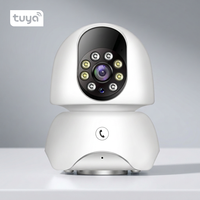 Caméra Intérieure WiFi 5G Tuya Smart 2MP avec Communication Bidirectionnelle en un Clic, Suivi Automatique IA, Moniteur Bébé et Animaux