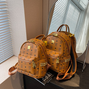 School Bags for Teenage Online Vintage Brown pink <b>Backpack</b> for High School Women Luxury PVC <b>Leather</b> <b>Laptop</b> <b>Backpacks</b> for Travel - Product Image 5