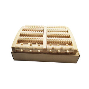 Penjualan terlaris rol pijat kaki kayu rol refleksi terapi Heath akupresur pijat relaks penghilang nyeri perawatan kaki - Product Image 4