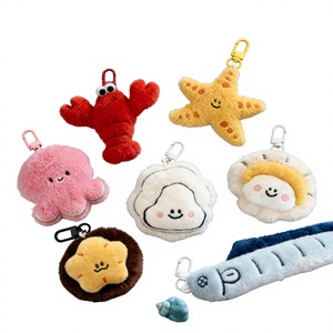 Porte-clés en peluche Tengyi Original Modèle GJ819 pour filles, style mignon semi-artisanal, décoration de sac à dos pour étudiants de Yiwu - Product Image 1