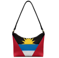 Sac à bandoulière imperméable avec drapeau d'Antigua-et-Barbuda, sac à main à poignée supérieure pour le travail, les voyages et les tenues quotidiennes, personnalisable