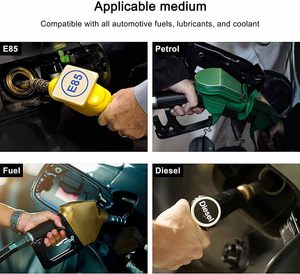 AN3 AN4 an6 an8 AN10 AN12 AN16 bạc Thép không gỉ bện Ống nhiên liệu bìa PTFE một dòng nhiên liệu dầu khí PTFE e85 nhiên liệu ống ống - Product Image 4