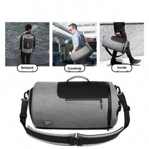 Sac de sport et de yoga grande capacité, design personnalisé, nouveau modèle, avec compartiment à chaussures, portable, pour hommes et femmes - Product Image 4
