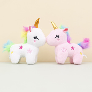 Joli mini porte-clés pendentif en peluche licorne cheval - Product Image 4