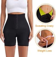 Pantalones cortos adelgazantes de Sauna para mujer, pantalones de compresión de neopreno para ejercicio, mallas de gimnasio para Yoga