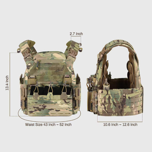 เสื้อกั๊กยุทธวิธีลายพราง DF22 ไนลอน ปรับได้ อุปกรณ์ป้องกัน ใช้ได้ทุกฤดู - Product Image 2