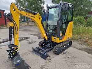 Gran oferta modelo LIUGONG 9018F excavadora precio competitivo excavadora pequeño sistema de Control hidráulico excavadora Mini excavadora - Product Image 5