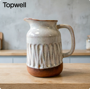 Hot Sale New Designs Factory Direct <strong>Price</strong> Ceramic and <strong>Terracotta</strong> <strong>Jar</strong> Pot with Milk Coffee Tea Honey - Product Image 2